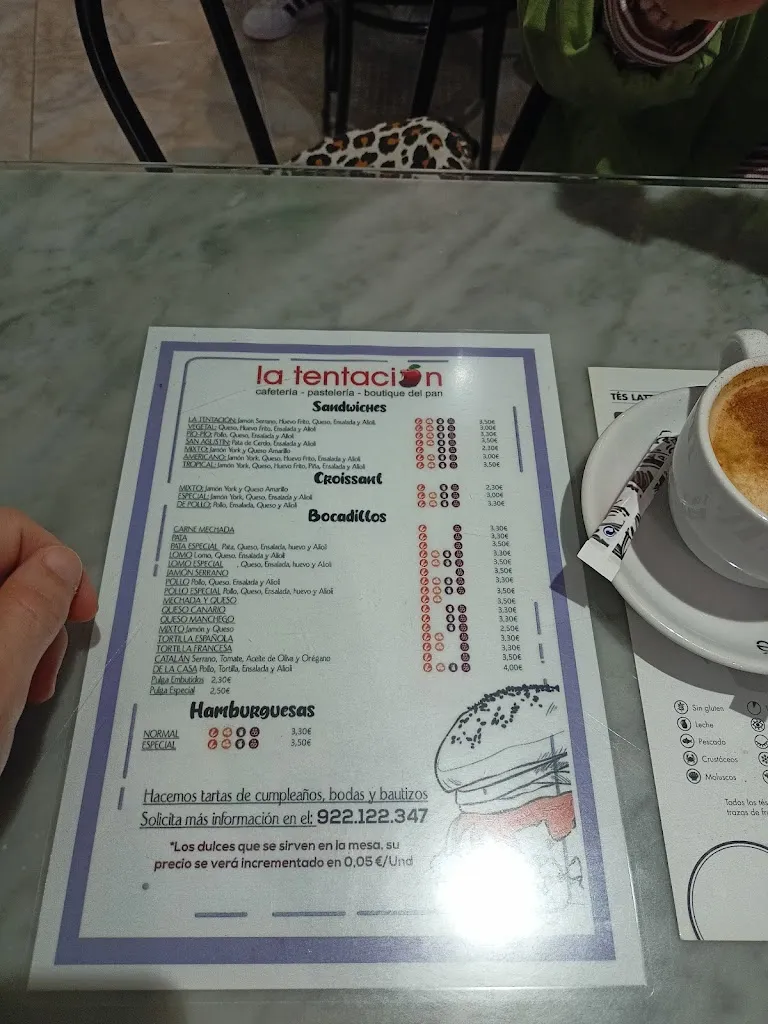 Menu_Cafetería La Tentación_Icod de los Vinos_image_1