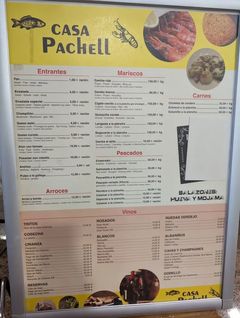 Menu_CASA PACHELL_Villajoyosa/Vila Joiosa la_immagine_2