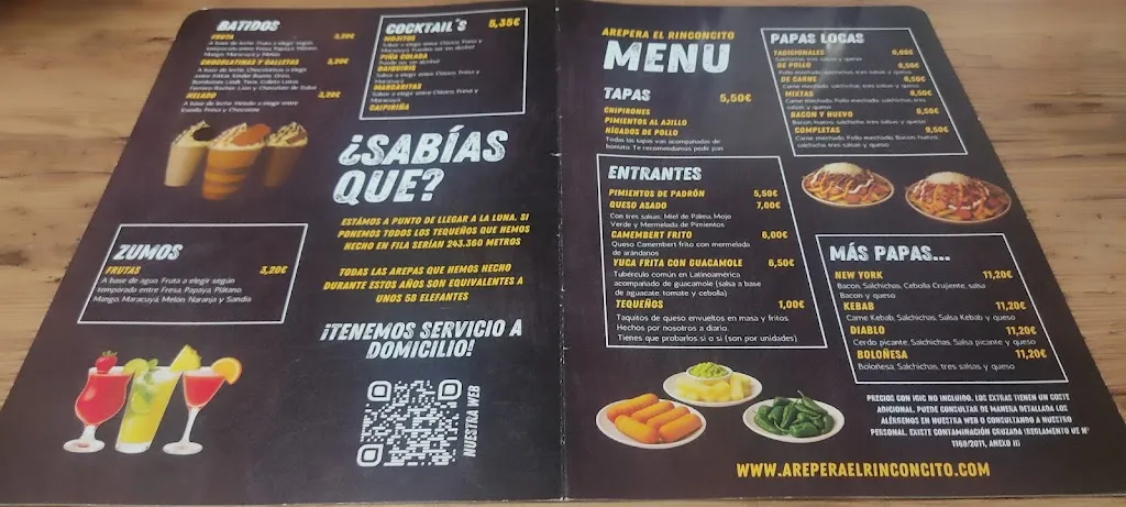 Menu_Arepera El Rinconcito_Llanos de Aridane Los_image_2