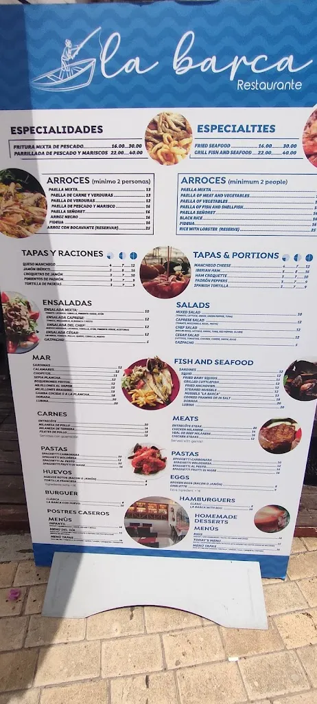 Menu_Restaurante La Barca_Villajoyosa/Vila Joiosa la_image_1