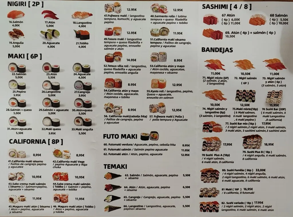 Menu_Restaurante Sushi Y Mas_Llanos de Aridane Los_immagine_1