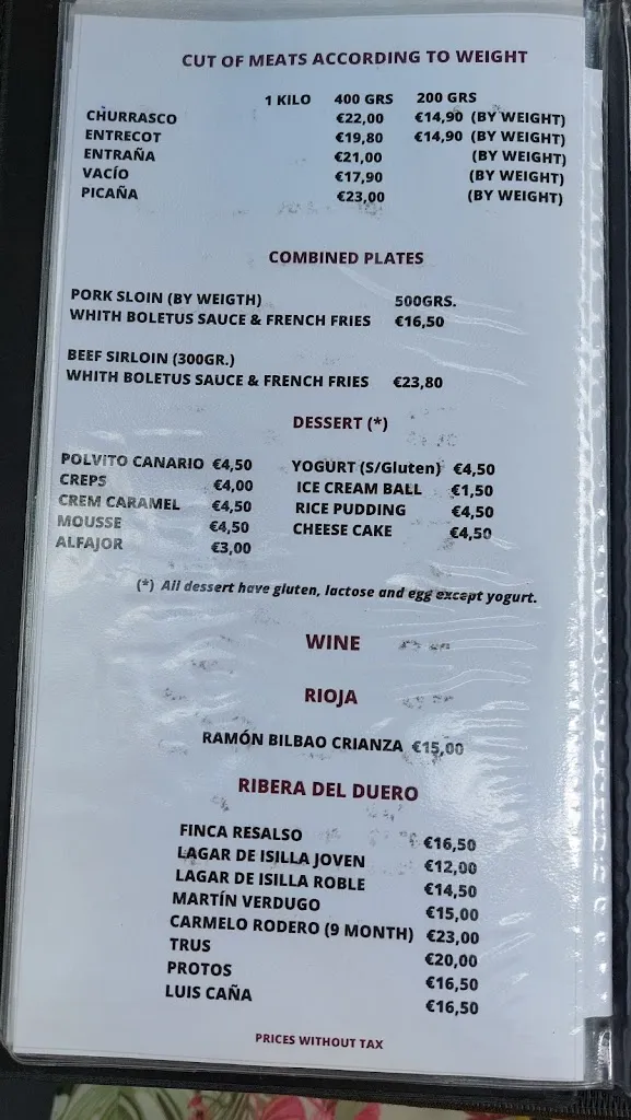 Menu_Los Argentinos De Los Llanos De Aridane_Llanos de Aridane Los_immagine_1