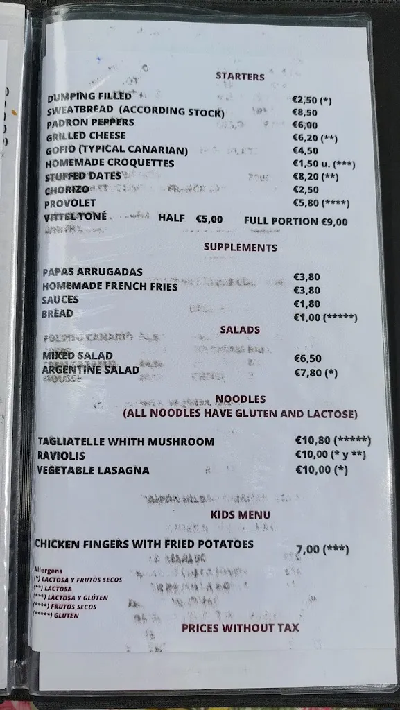 Menu_Los Argentinos De Los Llanos De Aridane_Llanos de Aridane Los_immagine_3