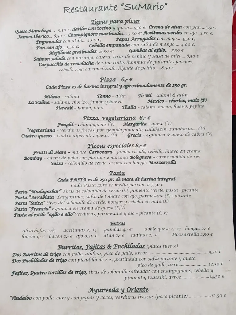 Menu_Restaurante La Mariposa_Llanos de Aridane Los_image_1