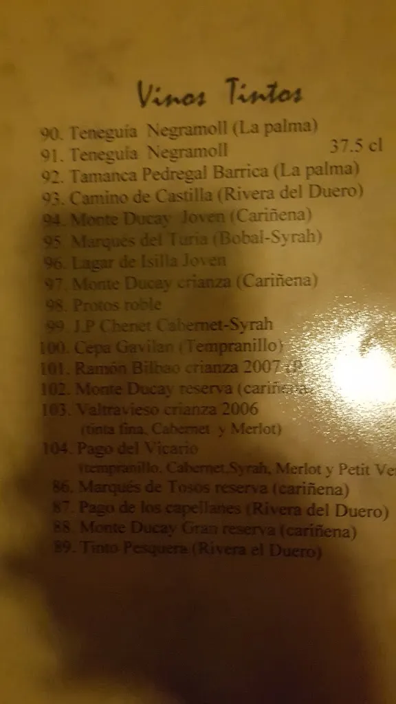 Menu_Restaurante La Mariposa_Llanos de Aridane Los_image_2