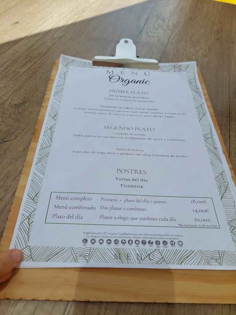 Menu_Organic_Llanos de Aridane Los_image_2