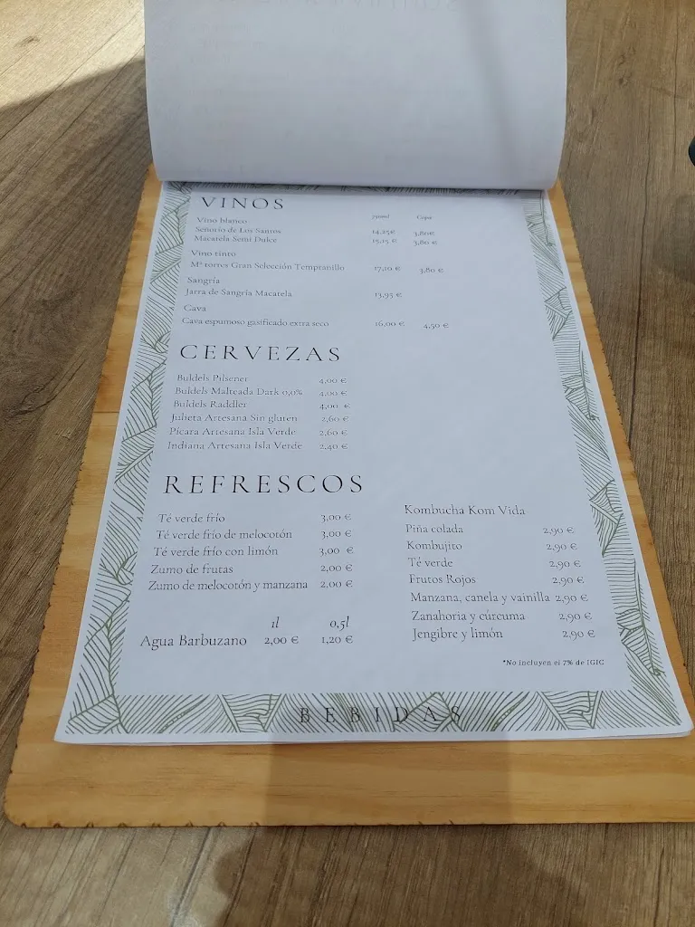 Menu_Organic_Llanos de Aridane Los_image_3