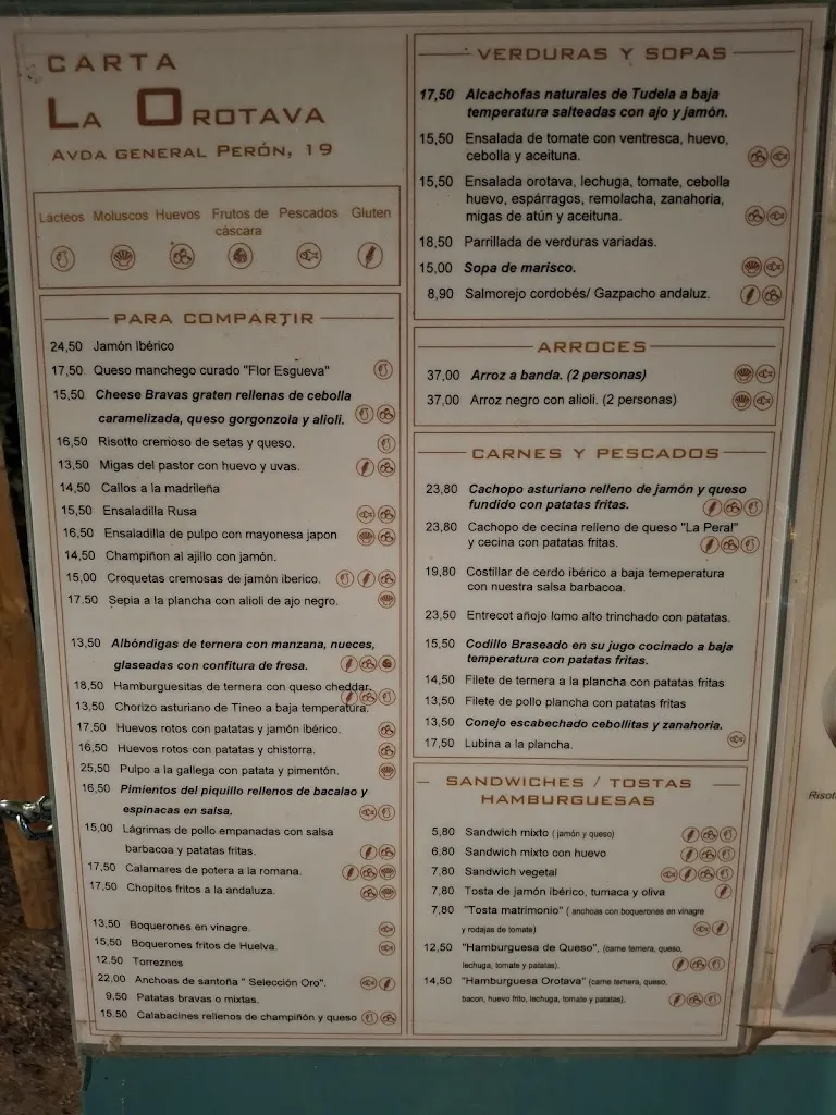 Menu_Terraza La Orotava_Orotava La_image_1