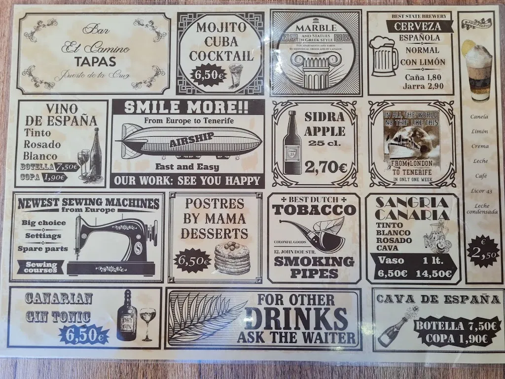 Menu_Restaurante el Camino_Puerto de la Cruz_image_2