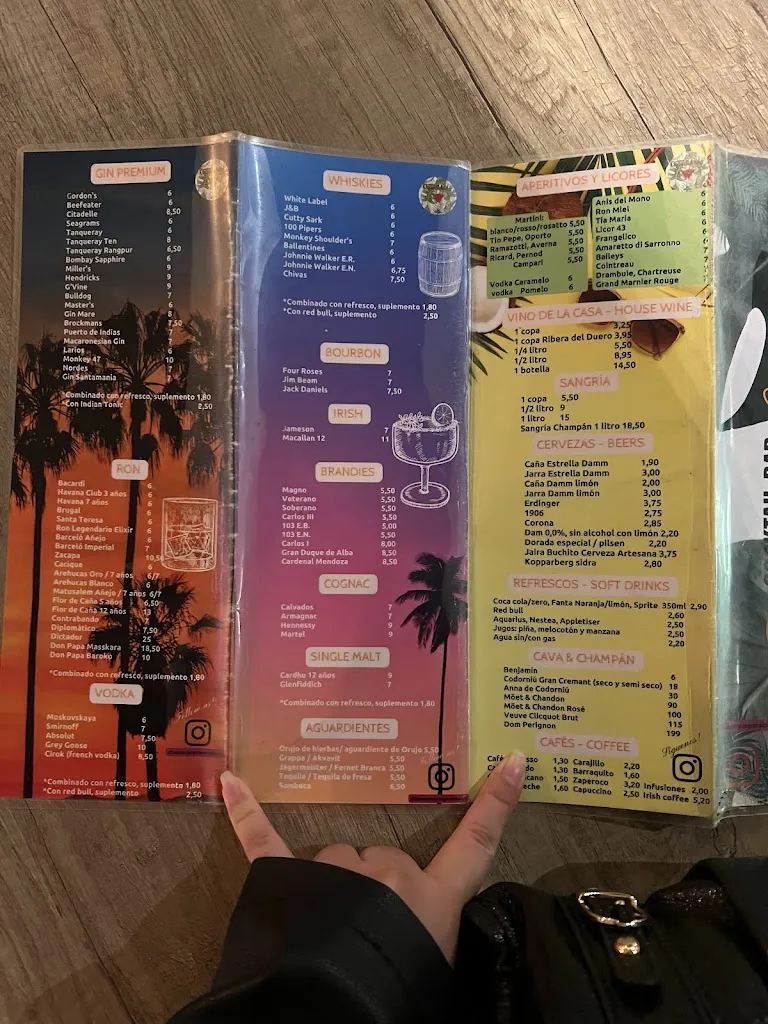 Menu_Restaurante La Marea & Copacabana Cocktail Bar_Puerto de la Cruz_image_1