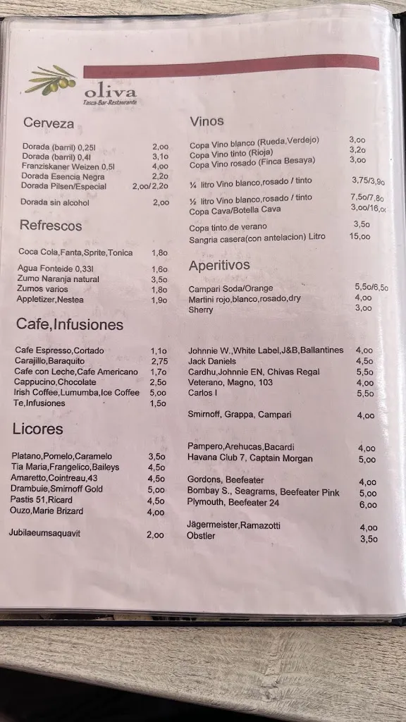 Menu_Restaurante Oliva_Puerto de la Cruz_image_2