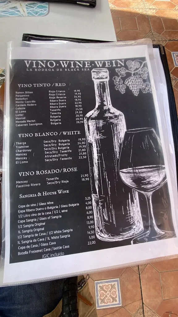 Menu_Black Sea Restaurant & Burguers Gourmet_Puerto de la Cruz_image_4