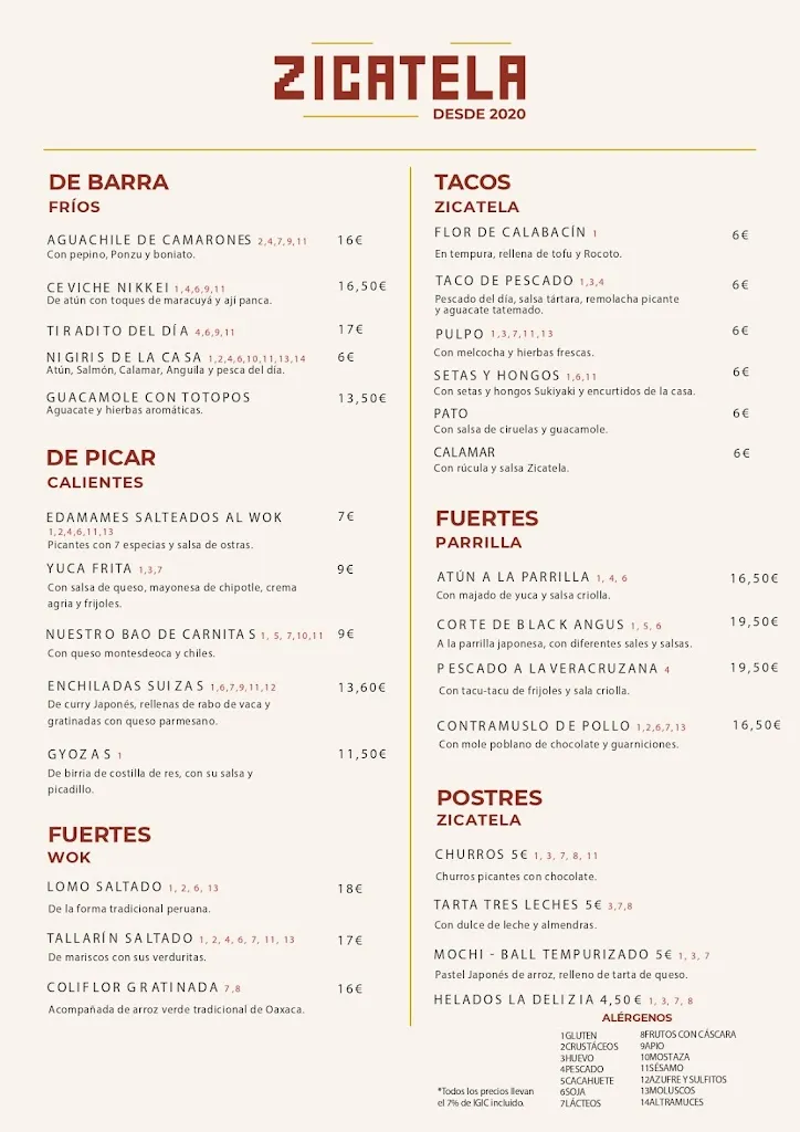 Menu_Zicatela Restaurant & Cocktail Bar_Puerto de la Cruz_image_4