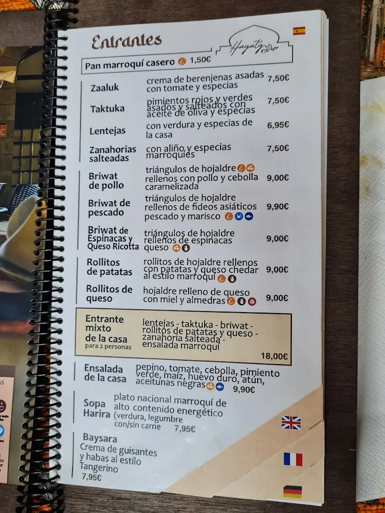 Menu_Hayaty restaurante_Puerto de la Cruz_image_2