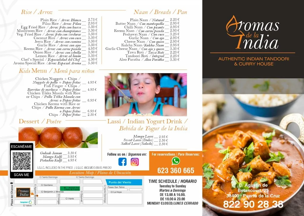 Menu_Restaurante Aromas de la India_Puerto de la Cruz_image_2