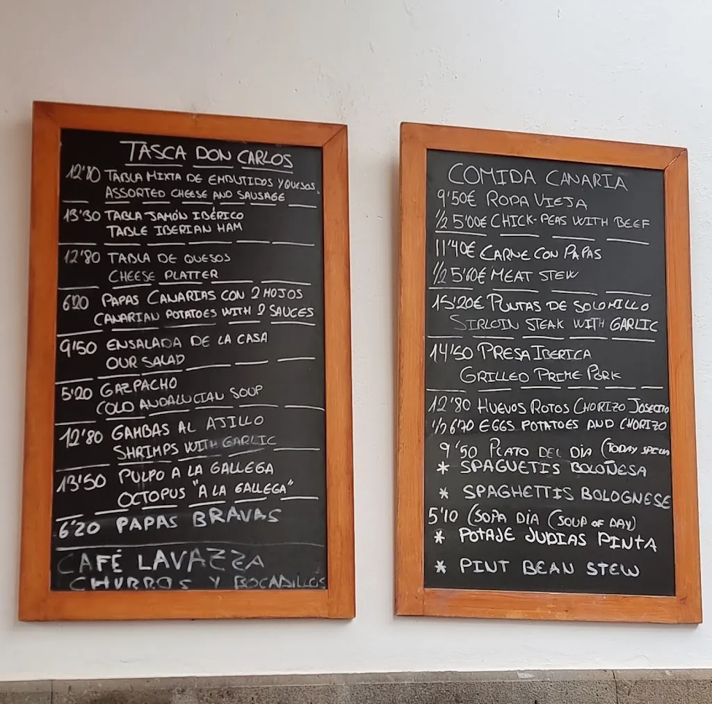 Menu_Don Carlos Tapas y Vinos_Puerto de la Cruz_image_1