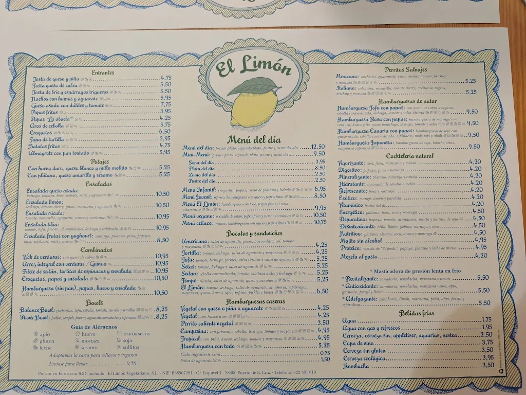 Menu_El Limón_Puerto de la Cruz_image_1