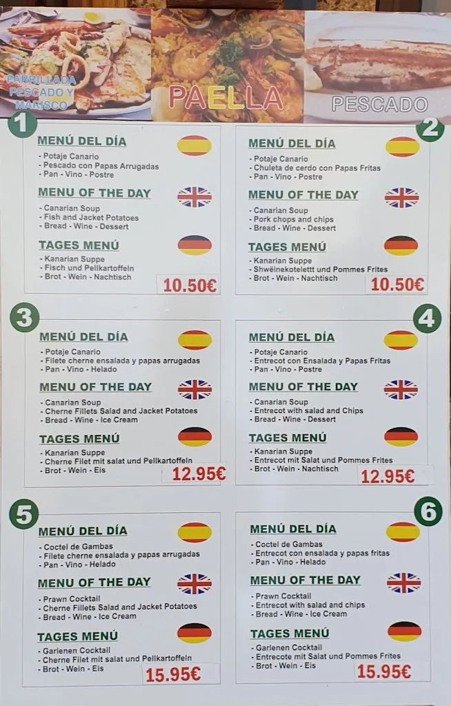 Menu_Restaurante Tropical_Puerto de la Cruz_immagine_2