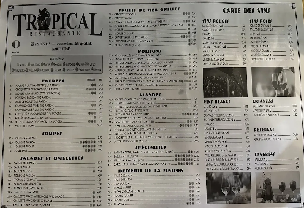 Menu_Restaurante Tropical_Puerto de la Cruz_immagine_4