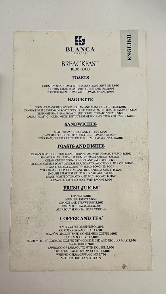 Menu_BLANCA SQUARE_Puerto de la Cruz_immagine_3