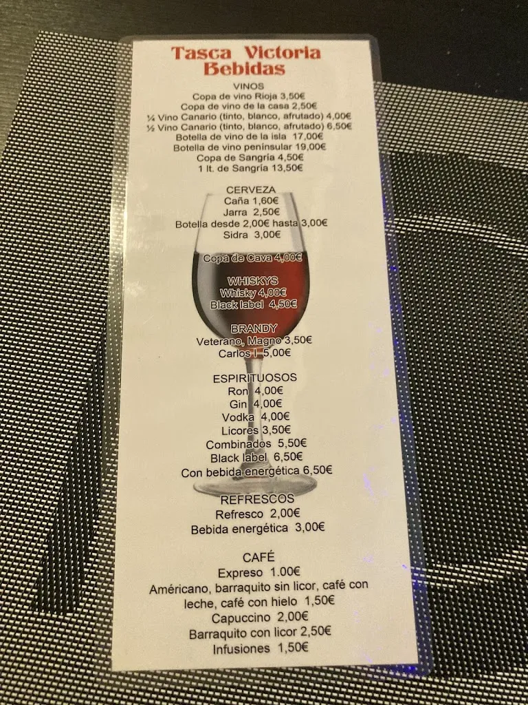 Menu_Tasca Victoria_Puerto de la Cruz_immagine_2