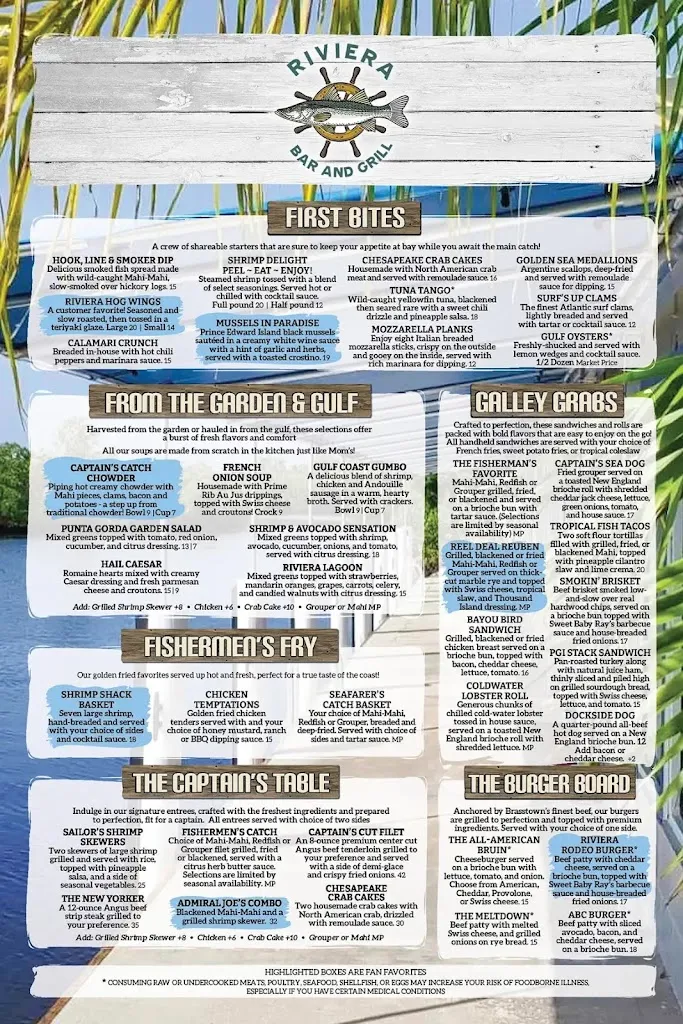 Menu_Riviera Bar and Grill_Puntagorda_image_1