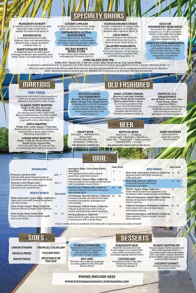 Menu_Riviera Bar and Grill_Puntagorda_image_2