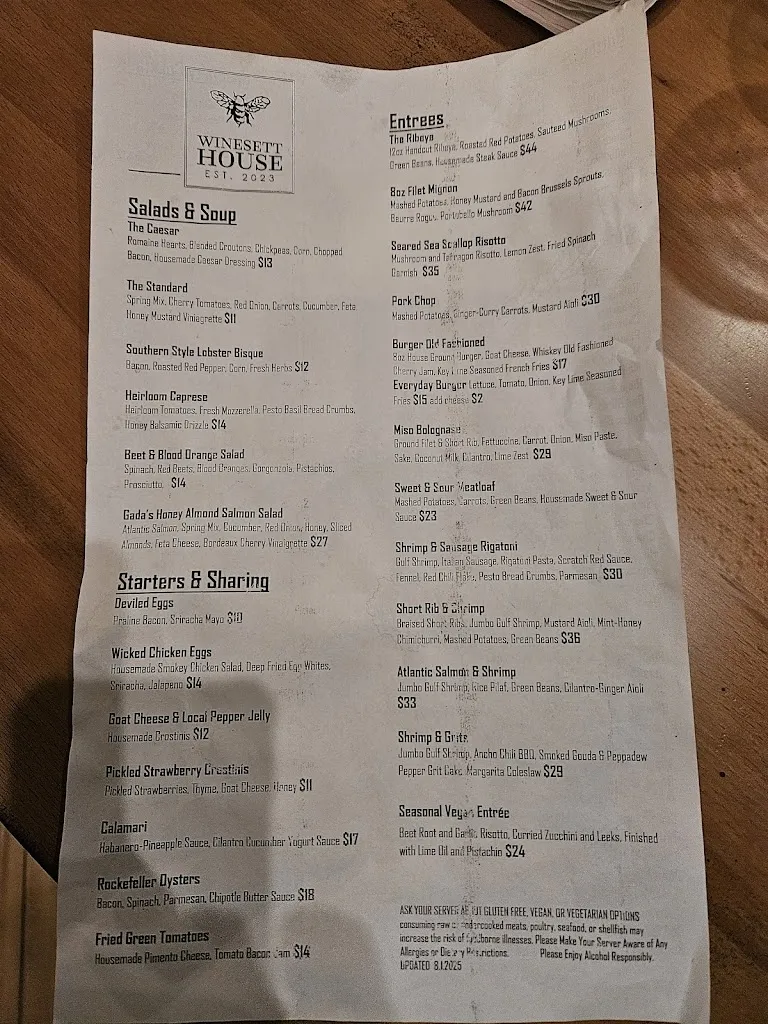 Menu_Winesett House_Puntagorda_image_1