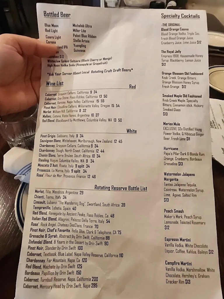 Menu_Winesett House_Puntagorda_image_2