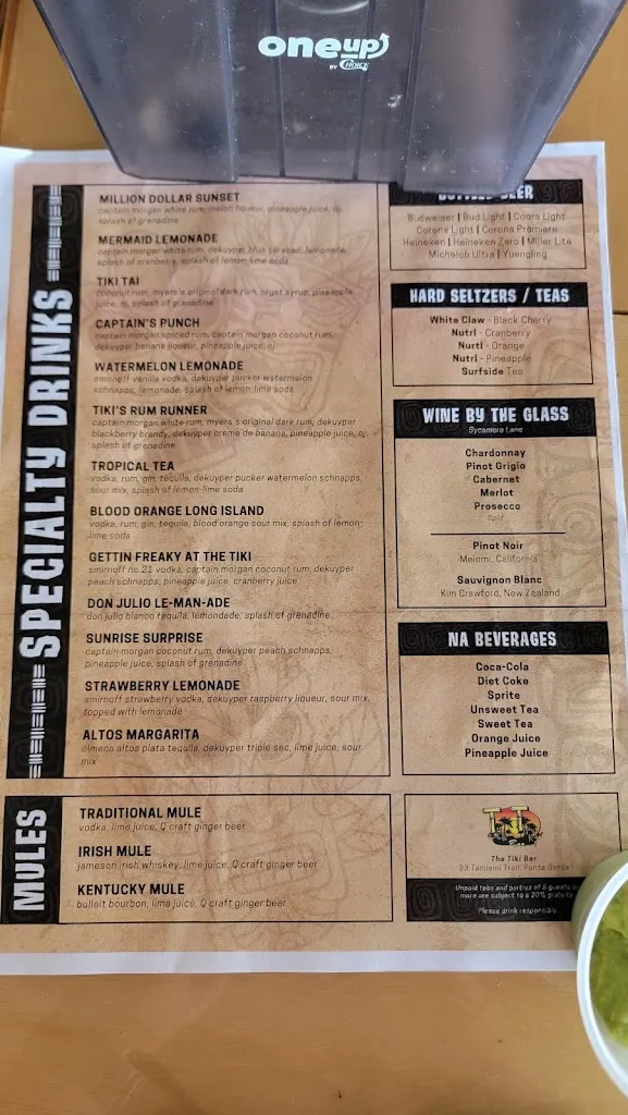 Menu_TT's Tiki Bar_Puntagorda_image_1