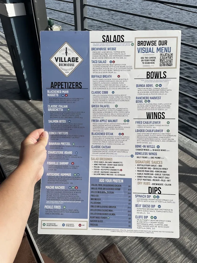 Menu_Village Brewhouse_Puntagorda_immagine_1