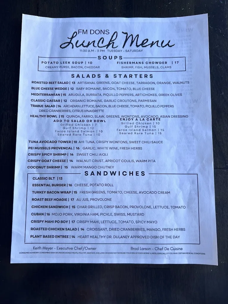 Menu_F.M. Don's_Puntagorda_image_4