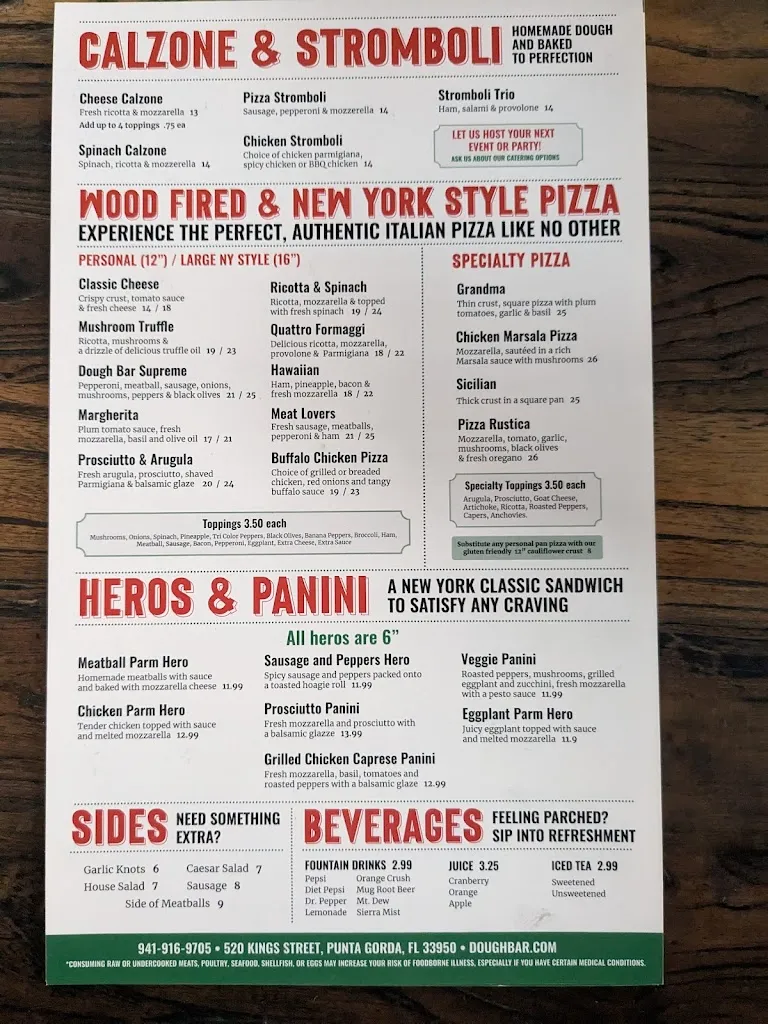 Menu_Dough Bar Restaurant_Puntagorda_image_1