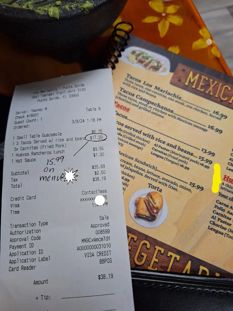 Sue Crippa - Mata_Los Mariachis Bar & Grill_Puntagorda_review