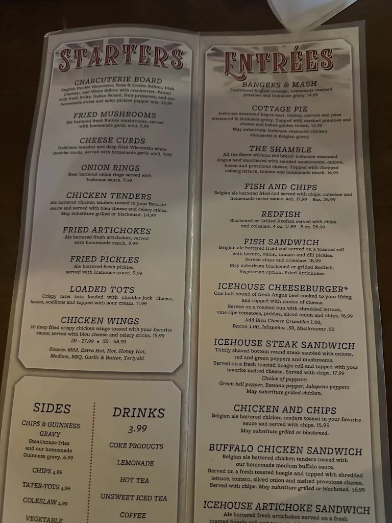 Menu_Ice House Pub_Puntagorda_image_4