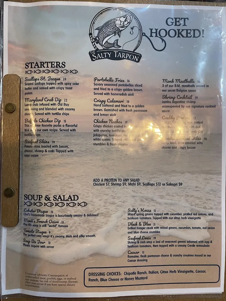 Menu_The Salty Tarpon_Puntagorda_immagine_3