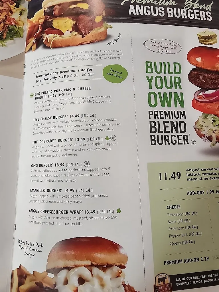 Menu_Beef 'O' Brady's_Puntagorda_image_1