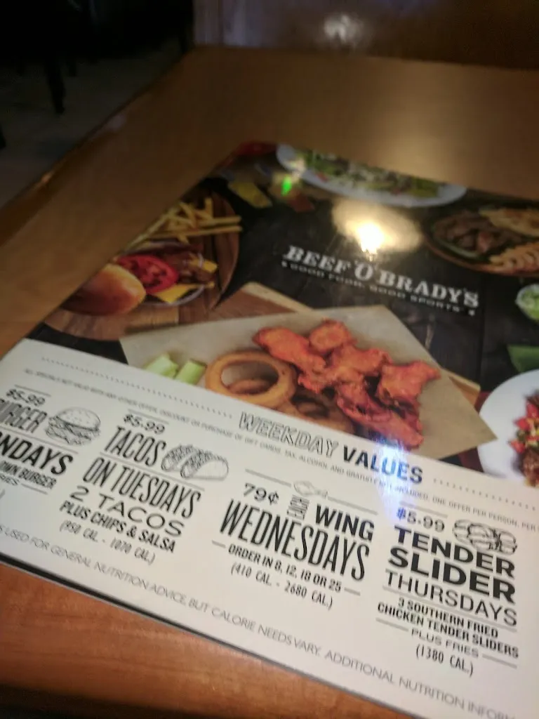 Menu_Beef 'O' Brady's_Puntagorda_image_4