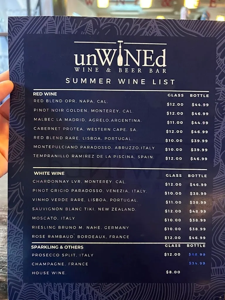 Menu_Unwined Punta Gorda_Puntagorda_image_1