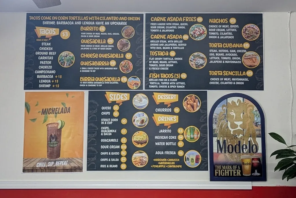 Menu_El Guero Tacos Punta Gorda_Puntagorda_image_3