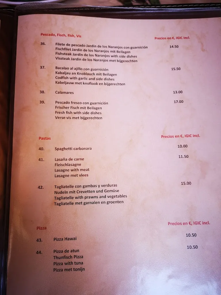 Menu_Restaurante Jardin De Los Naranjos_Puntagorda_immagine_2