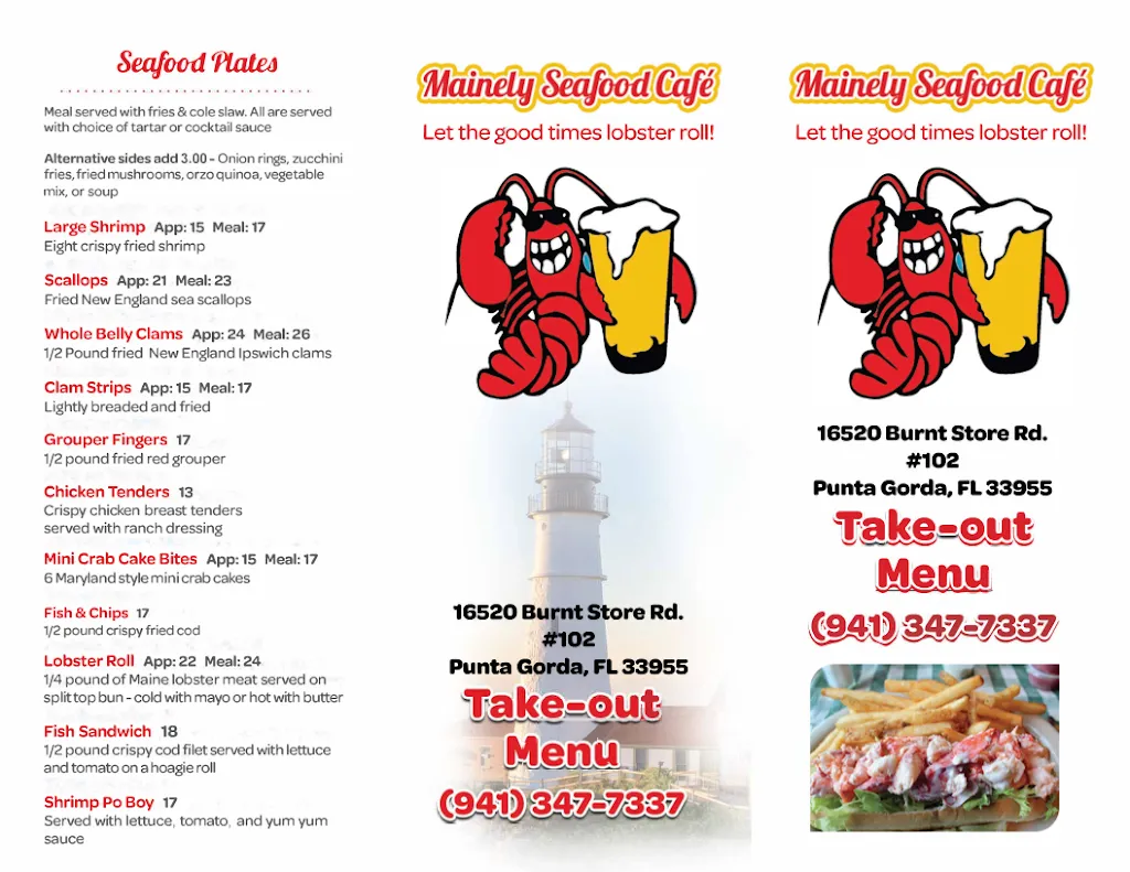 Menu_Mainely Seafood Cafe_Puntagorda_image_1
