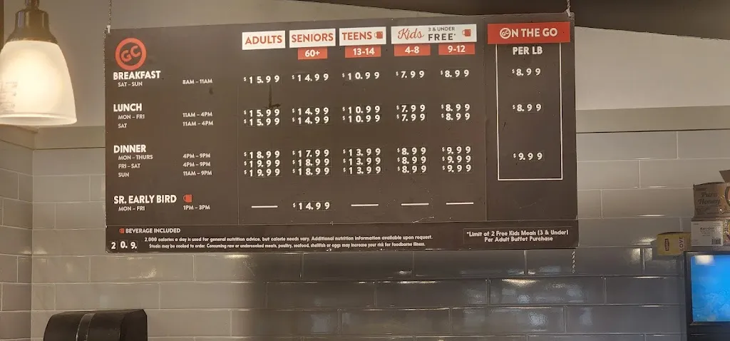 Menu_Golden Corral Buffet & Grill_Puntagorda_image_2