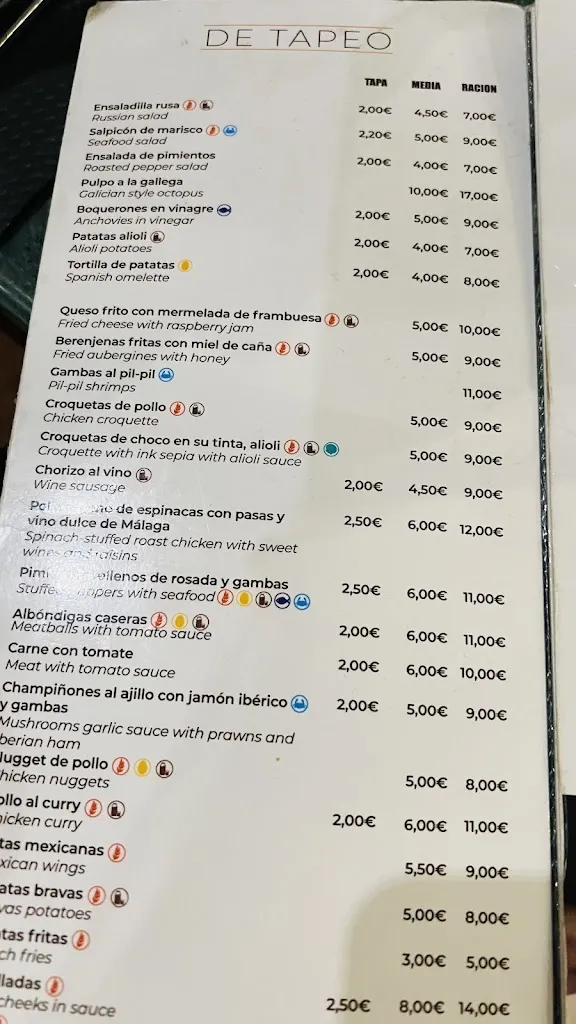 Menu_Tapeo El Rosario_Rosario El_image_2