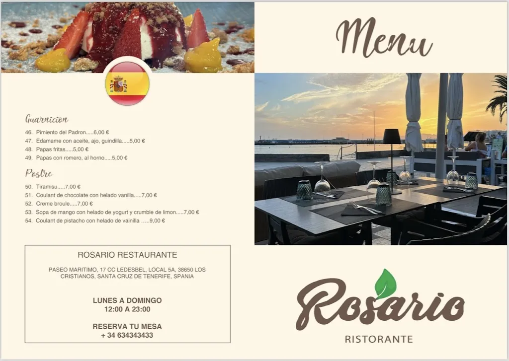 Menu_Restaurant Rosario_Rosario El_image_2