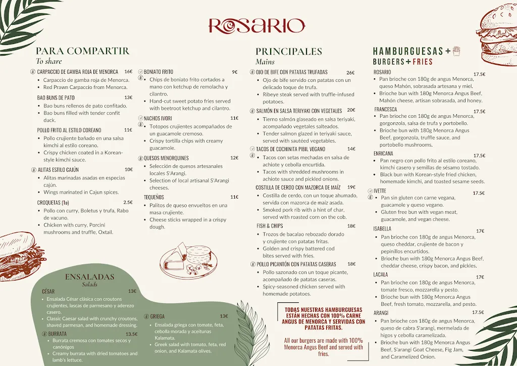 Menu_Rosario Menorca_Rosario El_immagine_1
