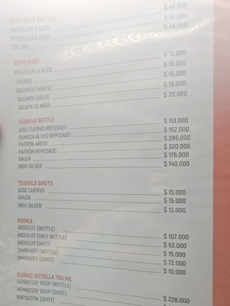 Menu_The Islander_San Andrés y Sauces_image_3