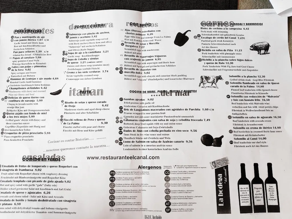 Menu_El canal_San Andrés y Sauces_image_1