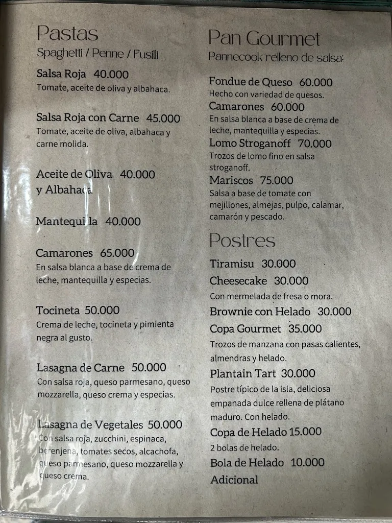 Menu_Gourmet Shop Assho_San Andrés y Sauces_image_3