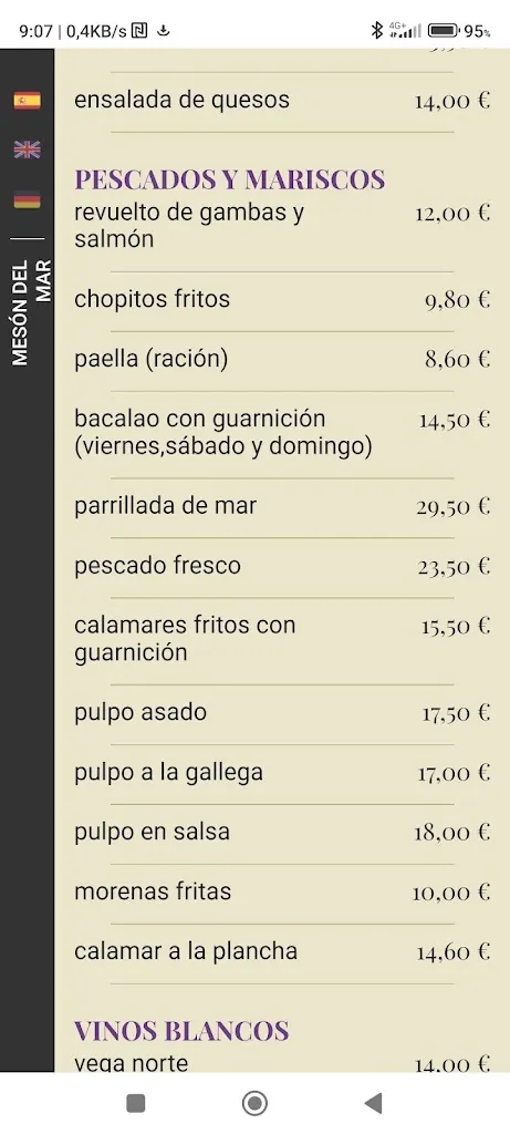 Menu_Restaurante Mesón del Mar_San Andrés y Sauces_image_3